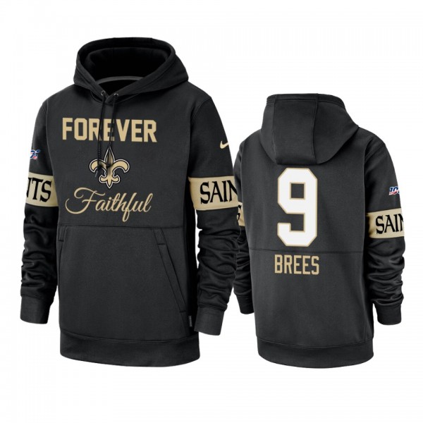 New Orleans Saints Drew Brees Black Forever Faithf...