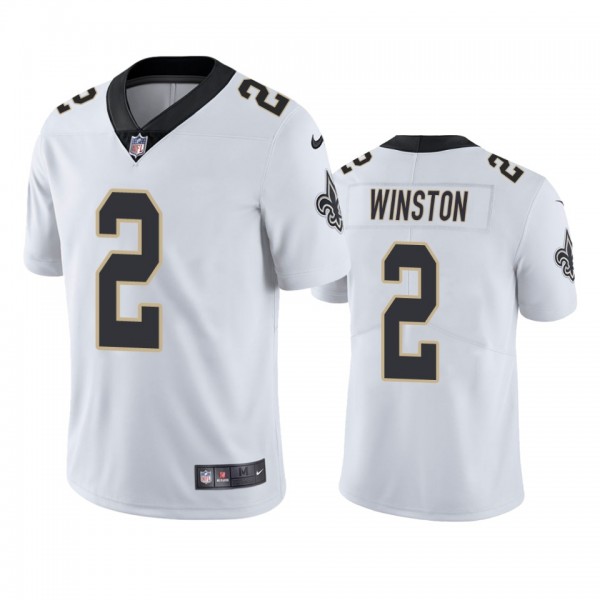 New Orleans Saints Jameis Winston White Vapor Untouchable Limited Jersey