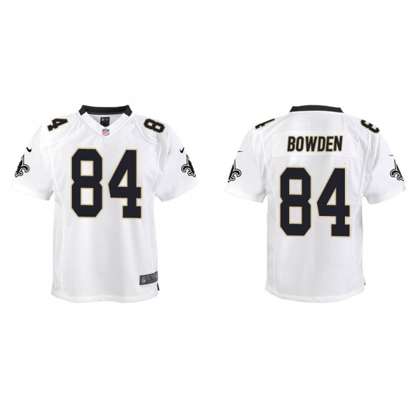 Youth New Orleans Saints Lynn Bowden White Game Je...
