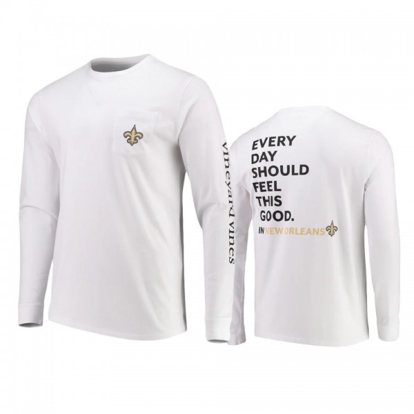 New Orleans Saints White Vineyard Vines Every Day ...