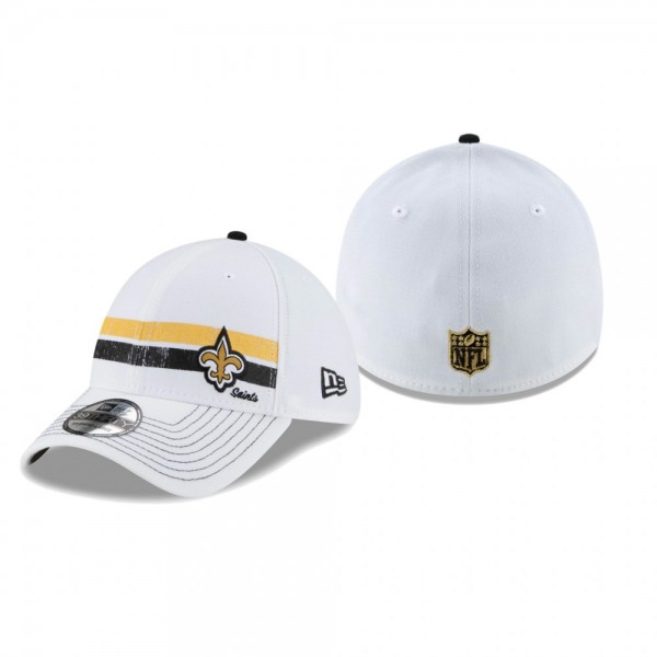 New Orleans Saints White Polar 39THIRTY Flex Hat