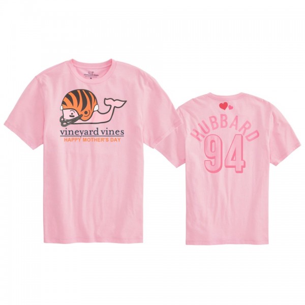 Women's Cincinnati Bengals Sam Hubbard Pink Mother's Day T-Shirt