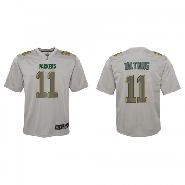 Sammy Watkins Youth Green Bay Packers Gray Atmosph...