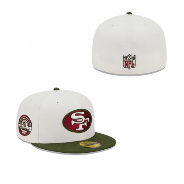 San Francisco 49Ers Olive Branch 59FIFTY Fitted Ha...
