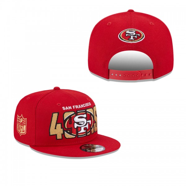 Men's San Francisco 49ers Scarlet 2023 NFL Draft 9...