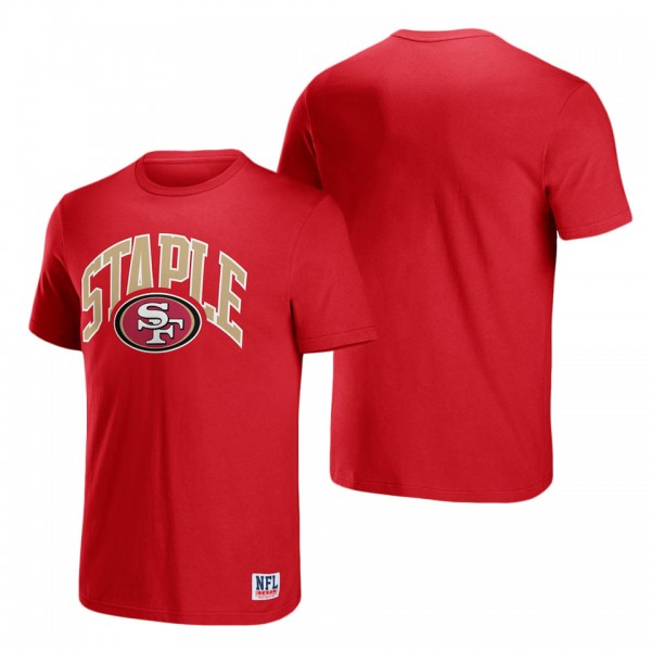 Men's San Francisco 49ers NFL x Staple Red Logo Lo...