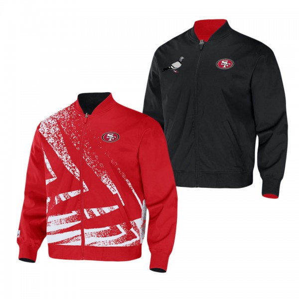 Men's San Francisco 49ers NFL x Staple Red Reversible Core Jacket