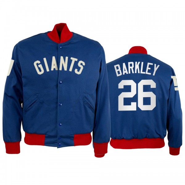 New York Giants Saquon Barkley Navy 1959 Authentic...