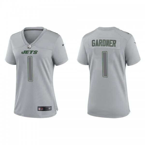 Sauce Gardner Women's New York Jets Gray Atmospher...
