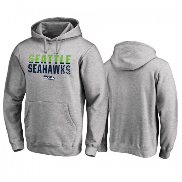Seattle Seahawks Ash Iconic Fade Out Pullover Hood...