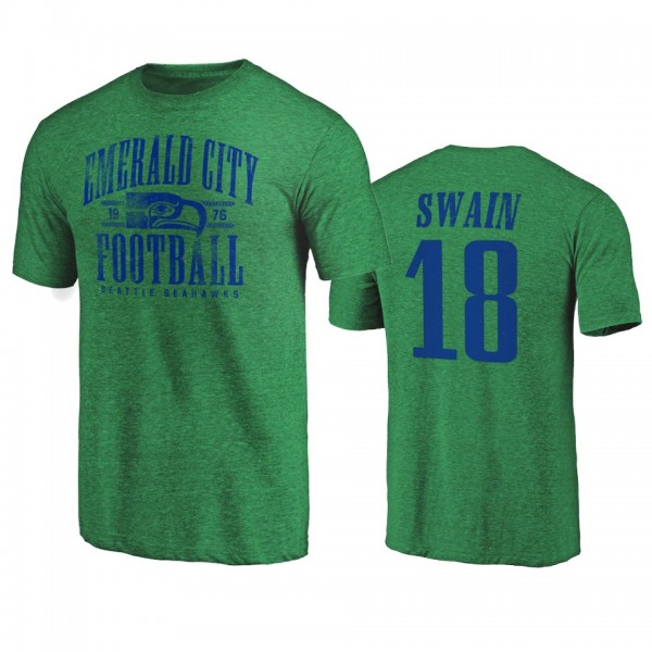 Seattle Seahawks Freddie Swain Green Hometown Tri-Blend T-Shirt