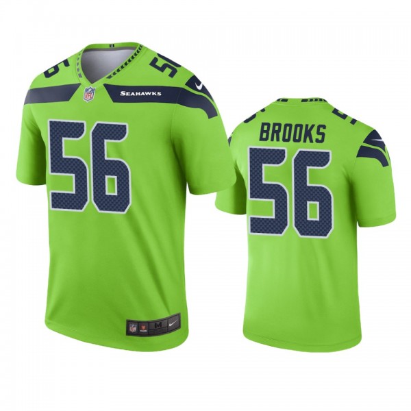 Seattle Seahawks Jordyn Brooks Neon Green Legend J...