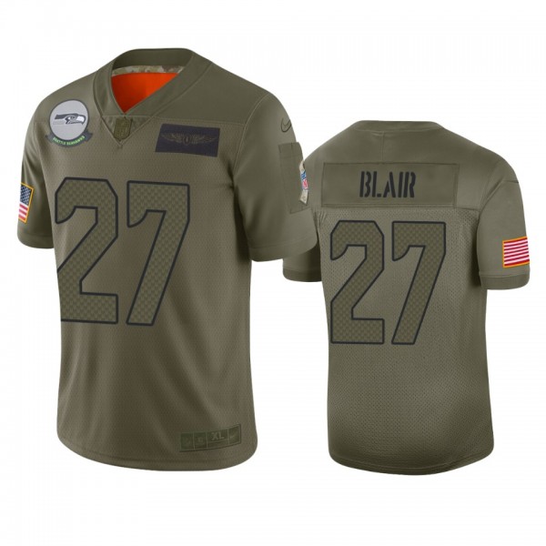 Seattle Seahawks Marquise Blair Camo 2019 Salute to Service Limited Jersey