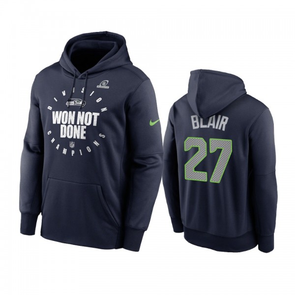 Seattle Seahawks Marquise Blair Navy 2020 NFC West...