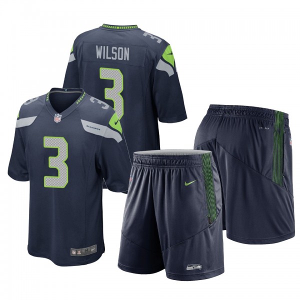 Seattle Seahawks Russell Wilson College Navy Game ...