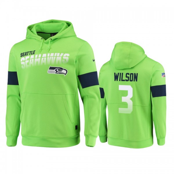 Seattle Seahawks Russell Wilson Neon Green 100th S...