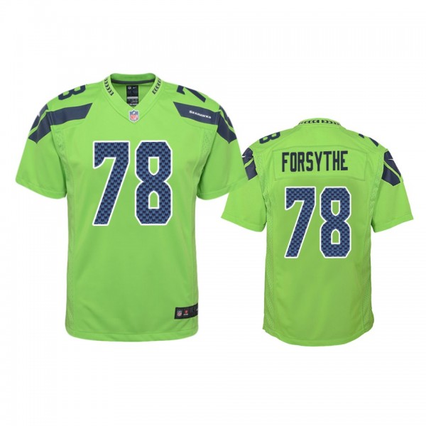 Seattle Seahawks Stone Forsythe Green Color Rush G...