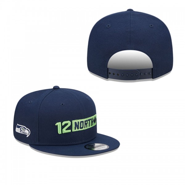 Men's Seattle Seahawks College Navy 12 North Colle...