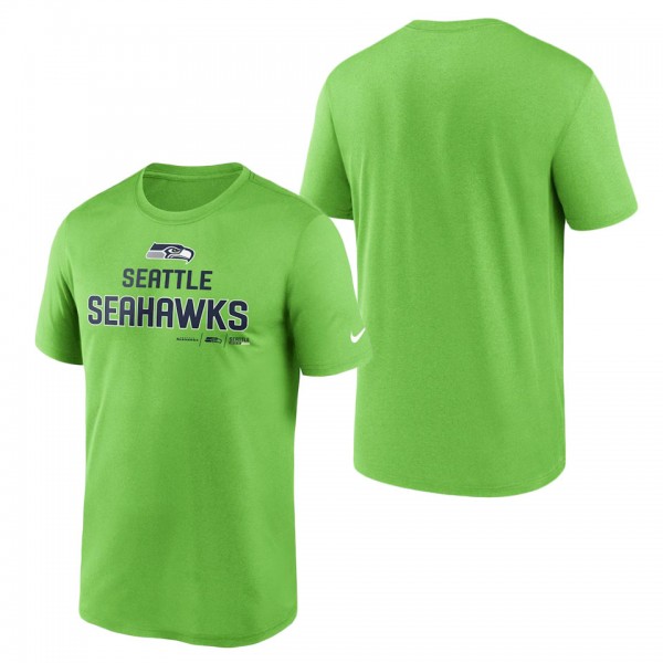 Men's Seattle Seahawks Nike Neon Green Legend Comm...