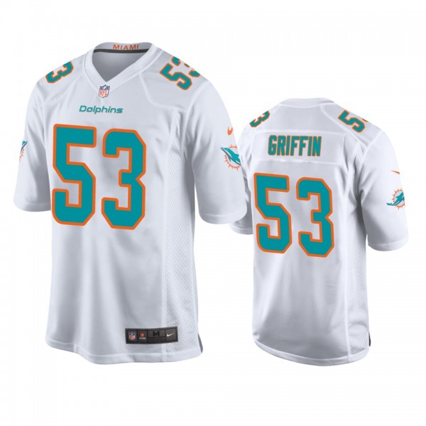 Miami Dolphins Shaquem Griffin White Game Jersey