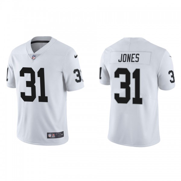 Men's Las Vegas Raiders Sidney Jones White Vapor Limited Jersey