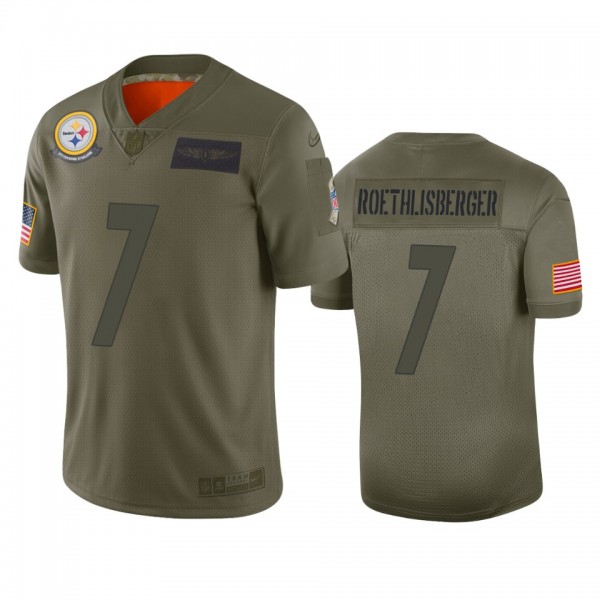 Pittsburgh Steelers Ben Roethlisberger Camo 2019 S...