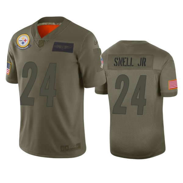 Pittsburgh Steelers Benny Snell Jr. Camo 2019 Salu...