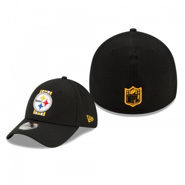 Pittsburgh Steelers Black 2021 NFL Training Camp 39THIRTY Hat