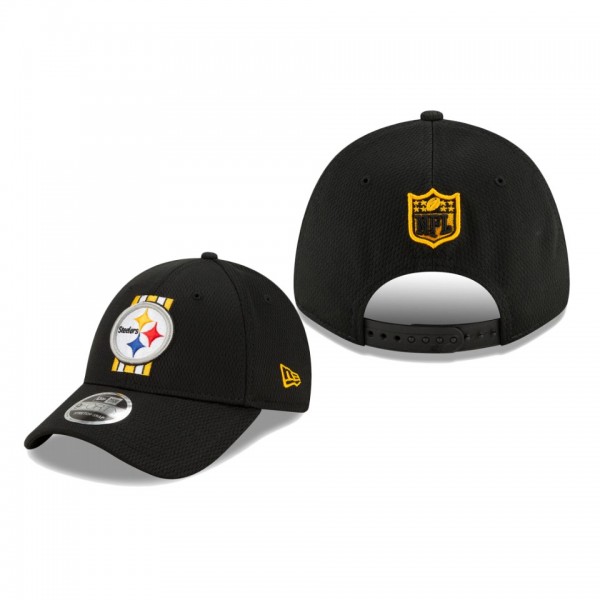 Pittsburgh Steelers Black 2021 NFL Training Camp 9FORTY Adjustable Hat