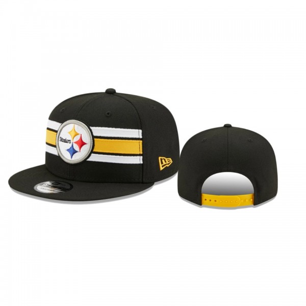 Pittsburgh Steelers Black Strike 9FIFTY Snapback Hat