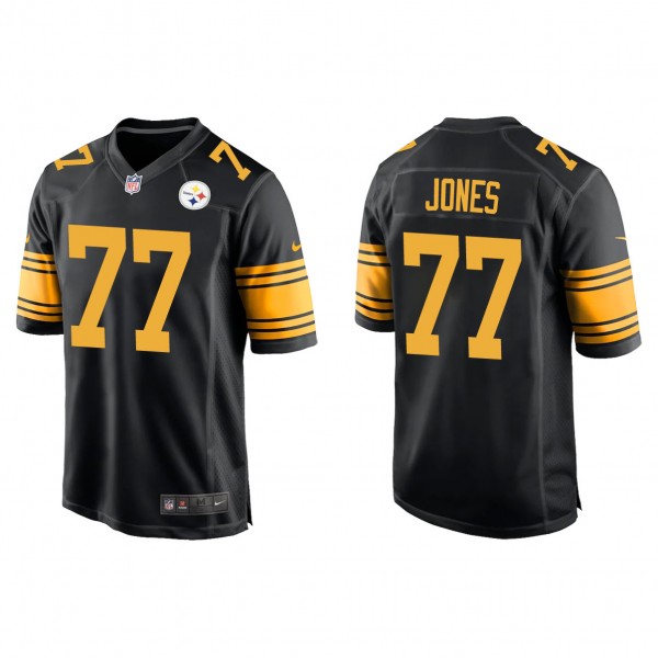 Men's Pittsburgh Steelers Broderick Jones Black 20...