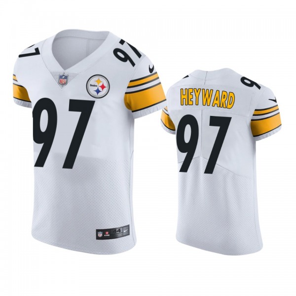 Pittsburgh Steelers Cameron Heyward White Vapor El...
