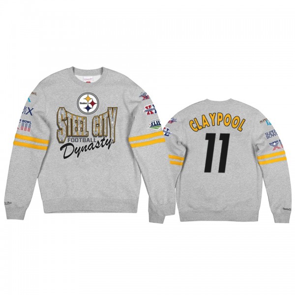 Men's Pittsburgh Steelers Chase Claypool Gray All ...