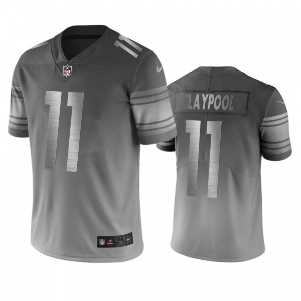 Pittsburgh Steelers Chase Claypool Silver Gray Cit...