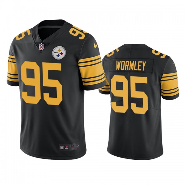 Pittsburgh Steelers Chris Wormley Black Color Rush Limited Jersey