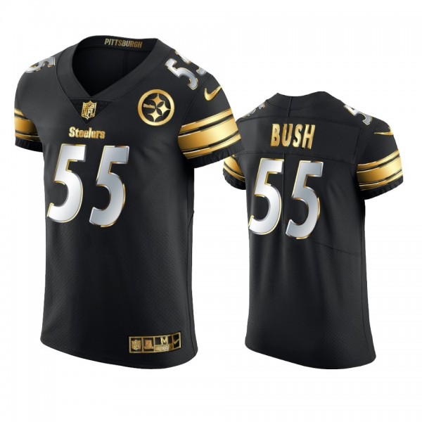 Pittsburgh Steelers Devin Bush Black 2020-21 Golde...