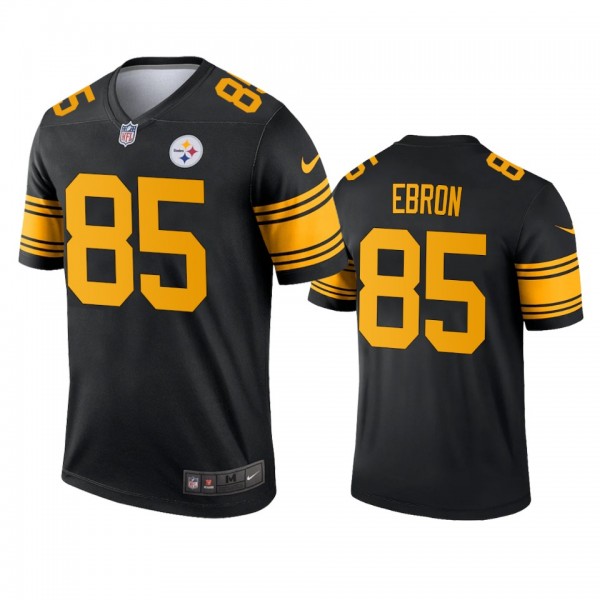 Pittsburgh Steelers Eric Ebron Black Alternate Leg...