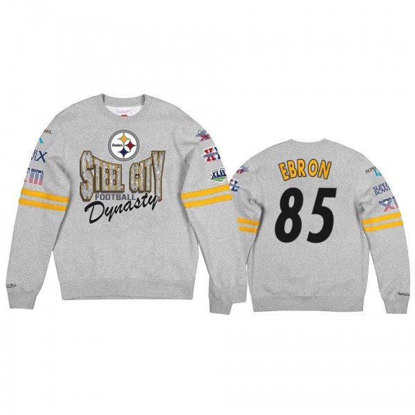 Men's Pittsburgh Steelers Eric Ebron Gray All Over...