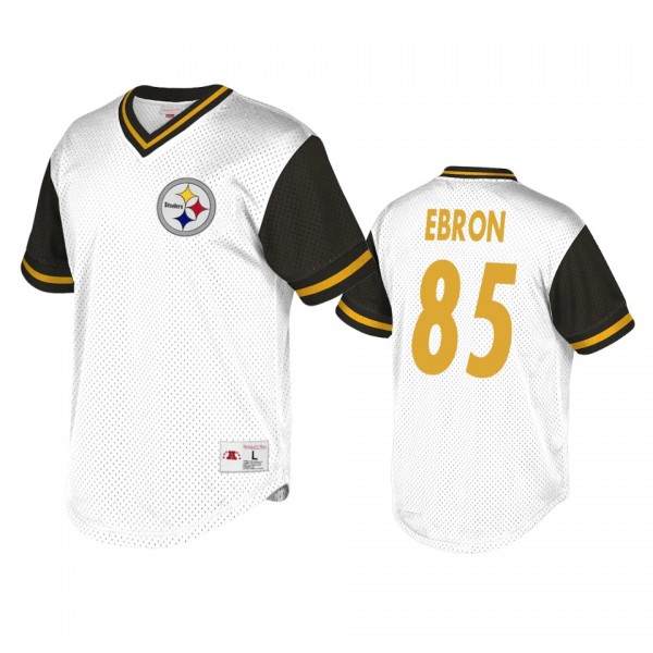 Pittsburgh Steelers Eric Ebron White Black Team Lo...