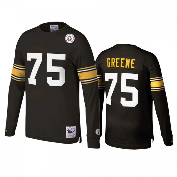 Steelers Joe Greene Black Throwback Retired Player...