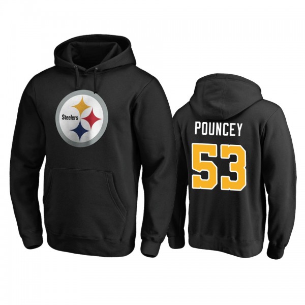 Pittsburgh Steelers Maurkice Pouncey Black Persona...