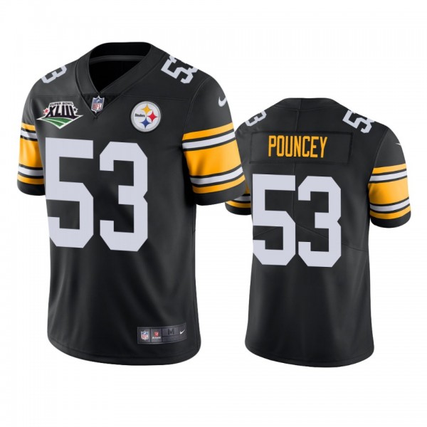 Pittsburgh Steelers Maurkice Pouncey Black Super B...