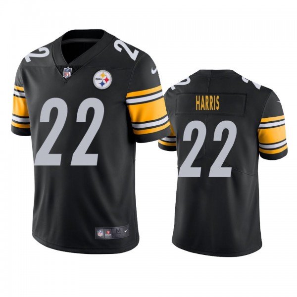 Pittsburgh Steelers Najee Harris Black 2021 NFL Draft Vapor Limited Jersey
