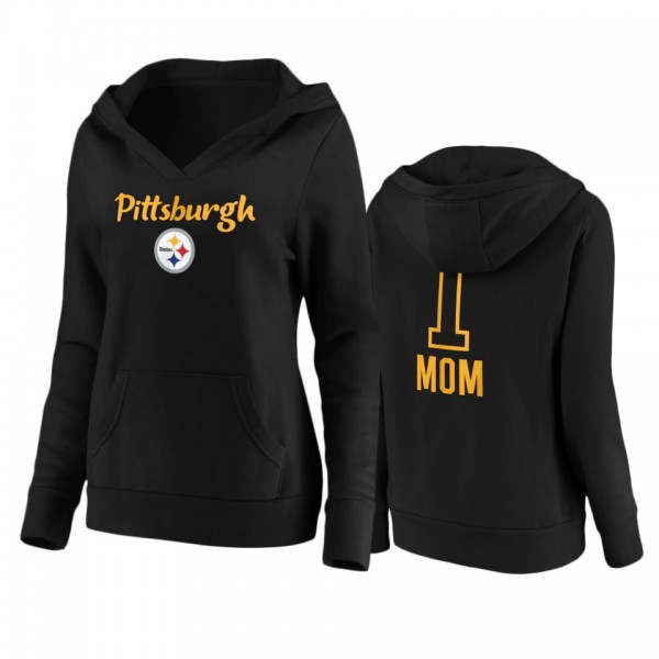 Women's Pittsburgh Steelers Black Mother's Day #1 ...