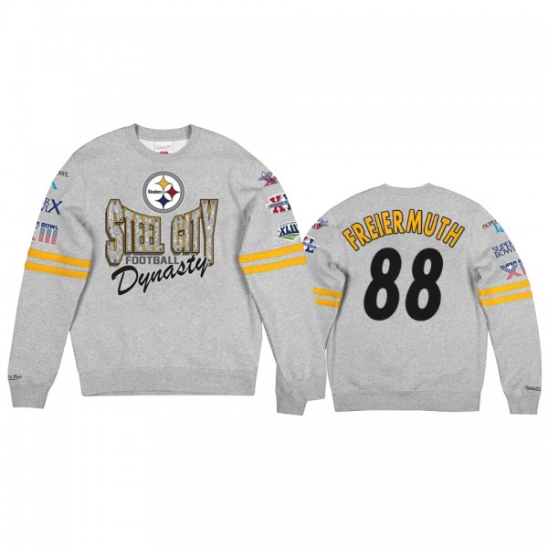 Men's Pittsburgh Steelers Pat Freiermuth Gray All ...