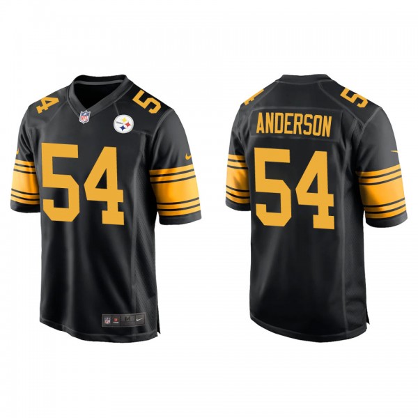 Men's Pittsburgh Steelers Ryan Anderson Black Alte...