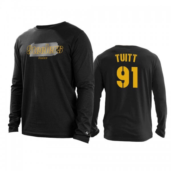 Pittsburgh Steelers Stephon Tuitt Black State Long...