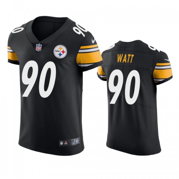 Pittsburgh Steelers T.J. Watt Black Vapor Elite Je...