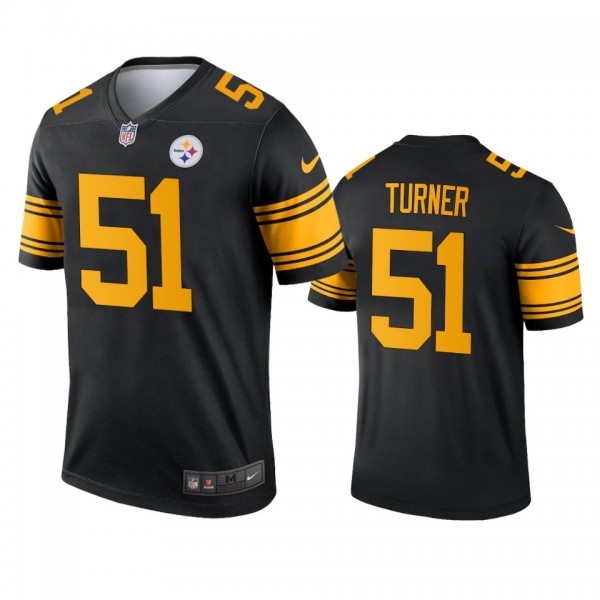 Pittsburgh Steelers Trai Turner Black Alternate Le...