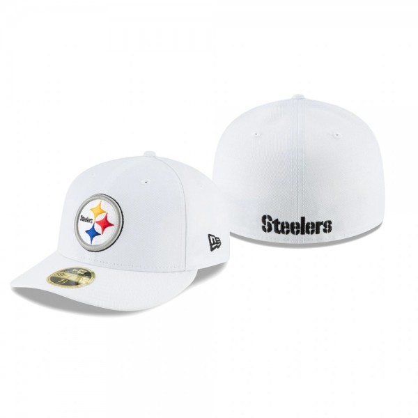 Pittsburgh Steelers White Omaha Low Profile 59FIFT...